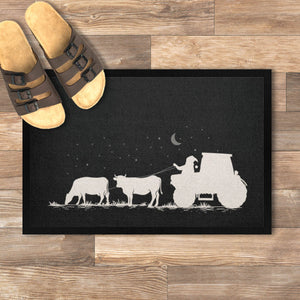 Türmatte Traktor Kühe Weihnachten Dorfkind Landwirt