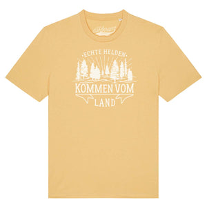 Echte Helden kommen vom Land / Herren Organic Shirt