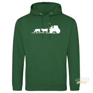 Pullover Weihnachten Traktor Kühe witzig Dorfkram®