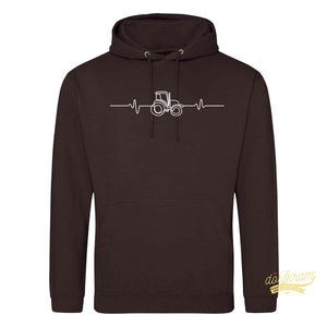 Herzschlag Traktor / Traktor Liebe / Herren Premium Hoodie