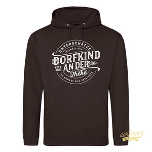 Unterschätze niemals ein Dorfkind an der Theke / Herren Premium Hoodie