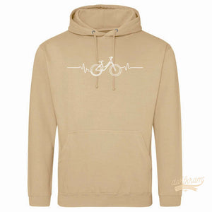 Herzschlag Fahrrad / Rad Liebe / Herren Premium Hoodie