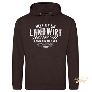 Landwirtschaft Hoodie Geschenk Spruch grün. Dorfkram®