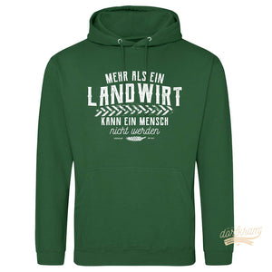 Geschenk Landwirt Hoodie Spruch. Dorfkram®