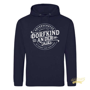 Unterschätze niemals ein Dorfkind an der Theke / Herren Premium Hoodie