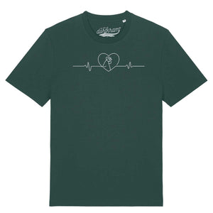 Herzschlag Huhn Hahn / Hühnerliebe / Herren Organic Shirt