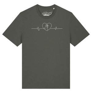 Herzschlag Huhn Hahn / Hühnerliebe / Herren Organic Shirt