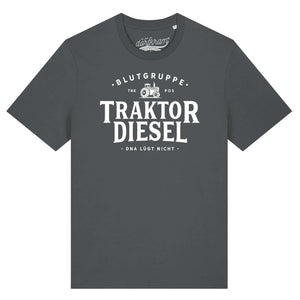 Traktor Shirt Herren Spruch Blutgruppe Traktor Diesel DNA Landwirtschaft von Dorfkram®