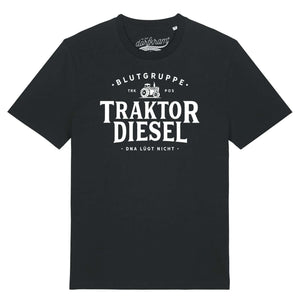 Traktor Shirt Herren Spruch Blutgruppe Traktor Diesel DNA Landwirtschaft von Dorfkram®