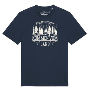 Echte Helden kommen vom Land / Herren Organic Shirt