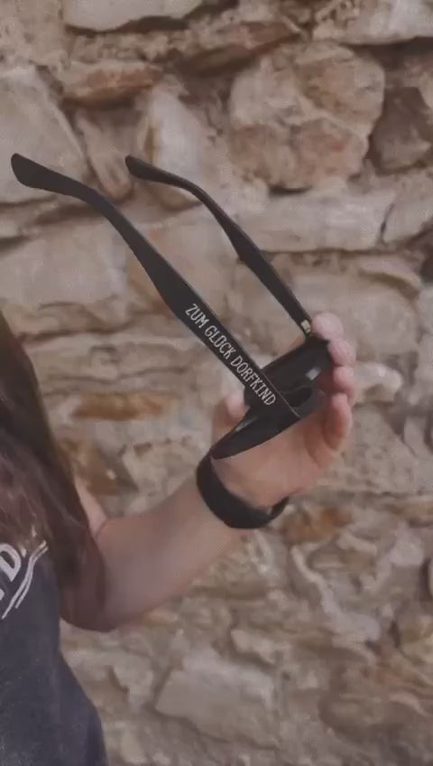 Sonnenbrille Zum Glück Dorfkind Biomaterial Dorfkram®