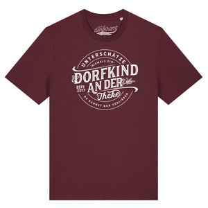 Unterschätze niemals ein Dorfkind an der Theke / Herren Organic Shirt