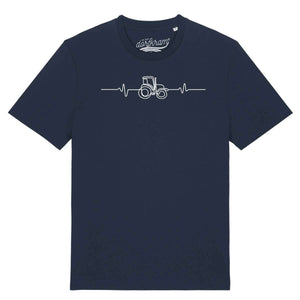 Herren T-Shirt mit Herzschlag Traktor Motiv von Dorfkram®