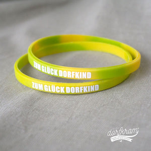 Zum Glpck Dorfkind. Armband mit Spruch. Dorfkram®