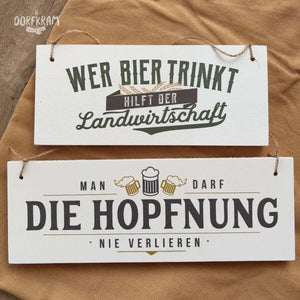 Holzschilder Bundle (2er Set)