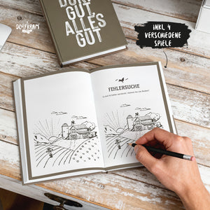 Organizer Tagebuch mit Spiele Rätsel für Dorfkinder