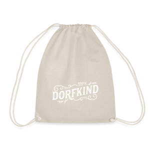 100% Dorfkind / Turnbeutel - Natur