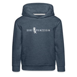 Dorfprinzessin / Kinder Premium Hoodie - Jeansblau