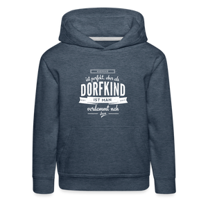 Nieman ist perfekt / Kinder Premium Hoodie - Jeansblau