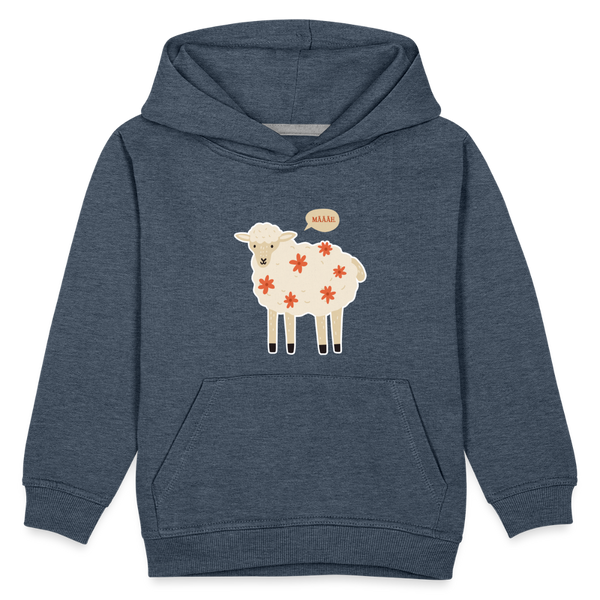 Süßes Schaf Kinderhoodie. Mäh. Dorfkram® blau