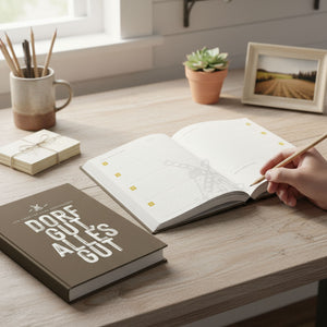 Dorf Buchkalender von Dorfkram® DIN A5 Hardcover