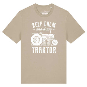 Traktor Shirt Landwirt Bauer Dorfkram® beige