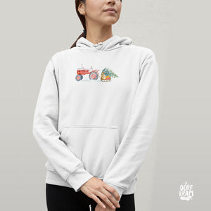 traktor-zieht-schlitten-weihnachtspullover-damen