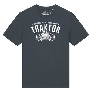 Traktor fahren Shirt mit Spruch Dorfkram®