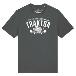 Traktor fahren Shirt mit Spruch Dorfkram®