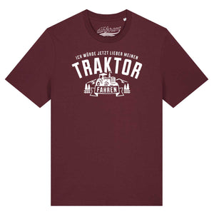 Traktor fahren Shirt mit Spruch Dorfkram®