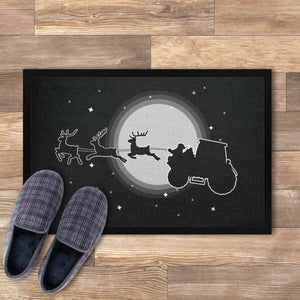 Türmatte Weihnachten witzig Traktor Dorfkram®