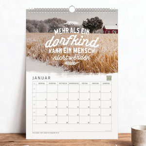 Spruchkalender Land Dorf 2026