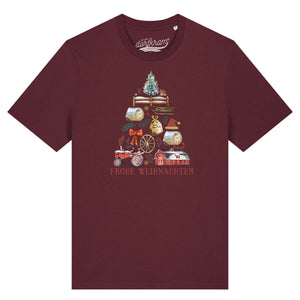 Frohe Weihnachten - Dorf Landwirtschaft Symbole / Herren Organic Shirt