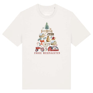 Frohe Weihnachten - Dorf Landwirtschaft Symbole / Herren Organic Shirt