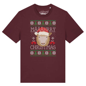 Mährry Christmas / Merry Christmas Schaf / Ugly Christmas Sweater / Herren Organic Shirt
