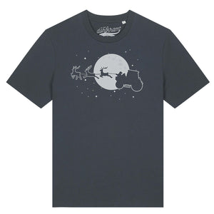 Weihnachtsmann auf Traktor / Herren Organic Shirt