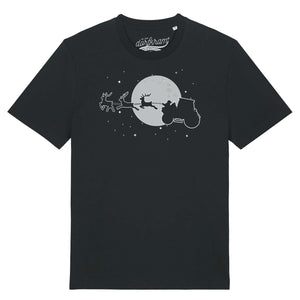 Weihnachtsmann auf Traktor / Herren Organic Shirt