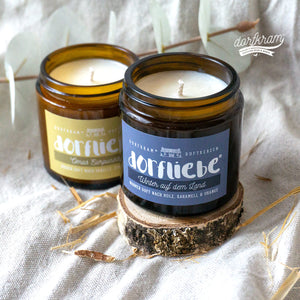 Winterkerze Duftkerze Winter Dorfliebe Weihnachtskerze Dorf. Dorfkram®