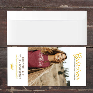 Gutschein / Geschenk kommt später / zum Ausdrucken