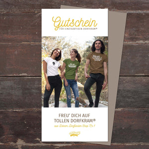 Gutschein / Geschenk kommt später / zum Ausdrucken