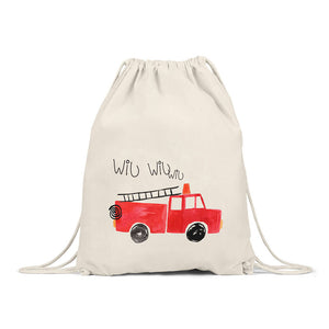 Turnbeutel Feuerwehr Kinder Beutel Feuerwehrauto Dorfkram®  Kinderfeuerwehr