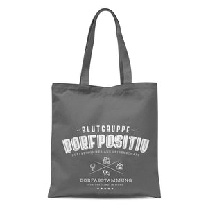 Dorfkind Tasche lustig grau