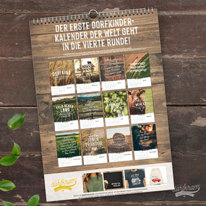 Geschenk für Dorfkind Kalender 2023 Übersicht Dorfkram®