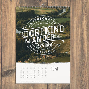 Dorfkind an der Theke kalender 2022