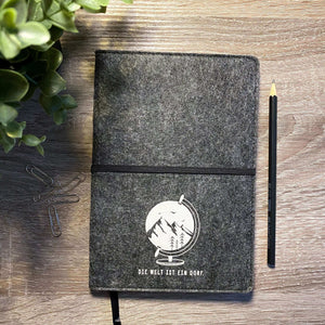 Notizbuch Dorfkind Die Welt ist ein Dorf Notizheft