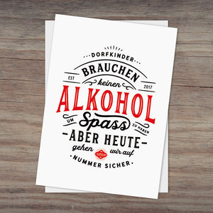 Postkarte Dorfkindmoment