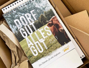 Tischkalender Dorfleben lustiger Kalender Geschenk