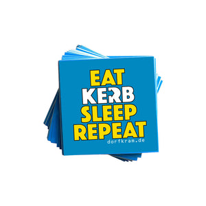 Aufkleber lustig Kerb Kirchweih Eat Kerb