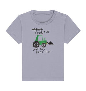 Traktor was my first love / Traktorliebe /  Baby Organic Shirt