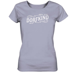 100% Dorfkind Damen Shirt Organic von Dorfkram® lila
